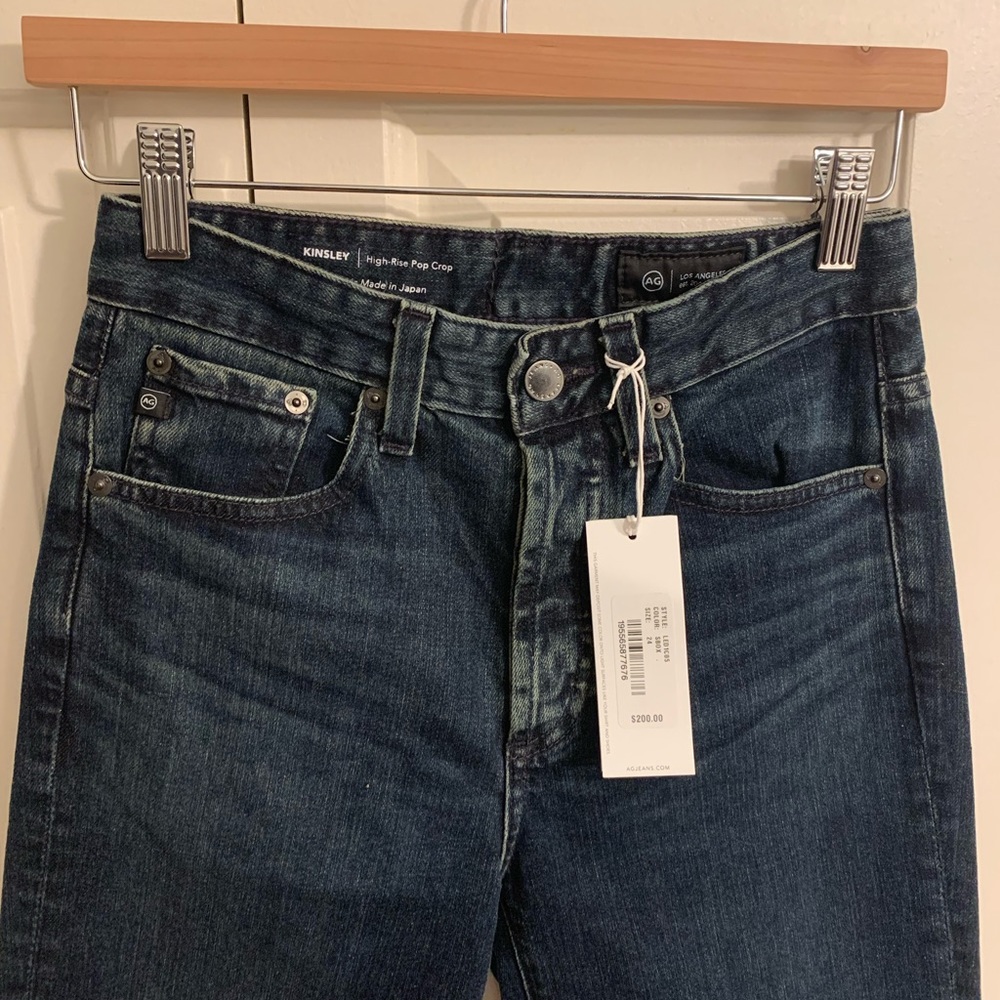 AG women’s jeans high rise crop boot